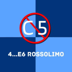 Rosolimo Sicilian with 4…e6 - opening course graphic for Black’s repertoire.